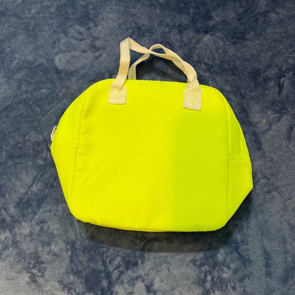 Neon Yellow NEW Kids’ Insulated Lunch Bag with Lightning Bolt Patch - Picture 2 of 9
